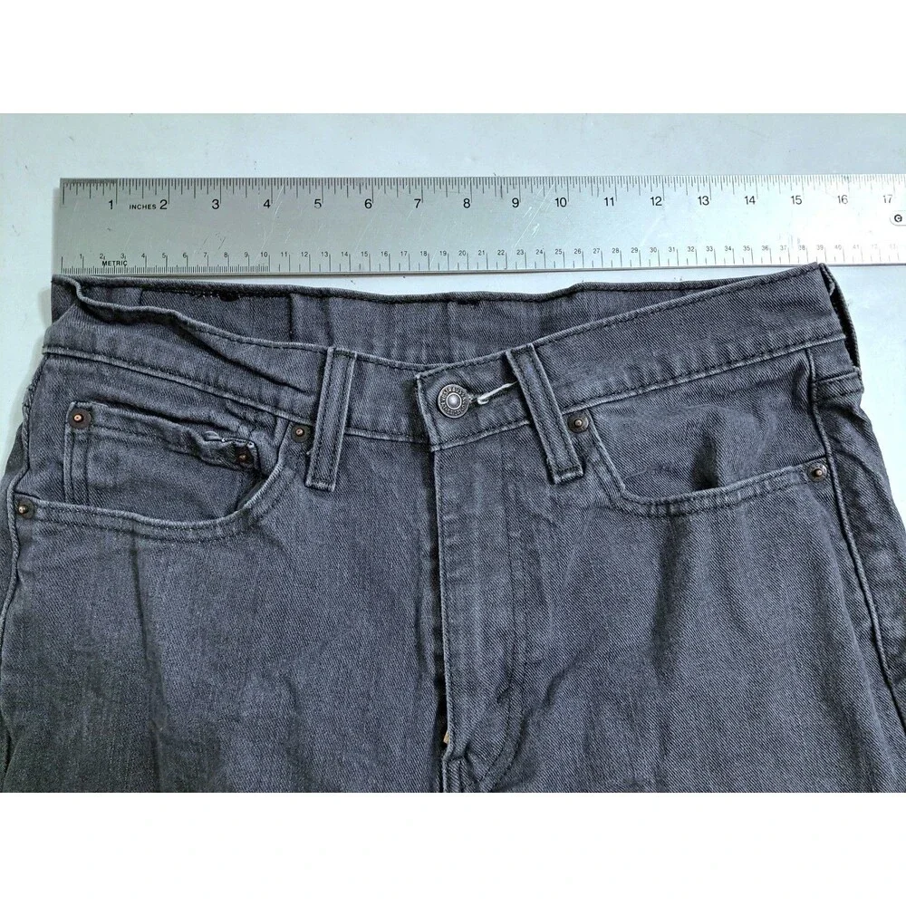 Levi’s 514 Men's 32x32 Straight Fit Jeans Denim Pants Gray
